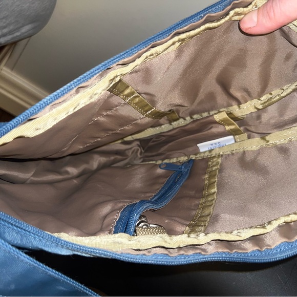 AmeriBag Healthy Backpack Blue Nylon Crossbody - Picture 8 of 13